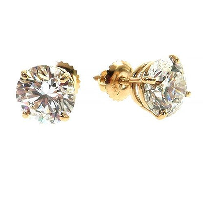 2 Ct Each Lab Diamond Stud Earrings