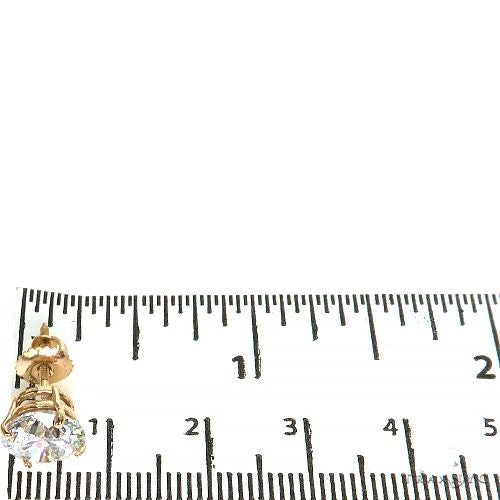 2 Ct Each Lab Diamond Stud Earrings