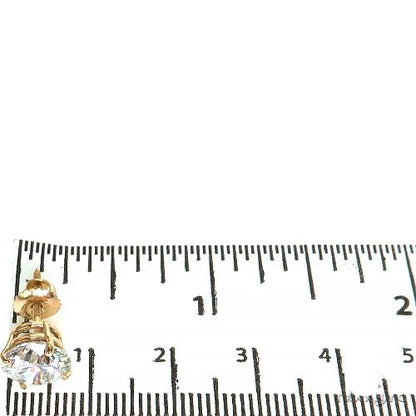 2 Ct Each Lab Diamond Stud Earrings