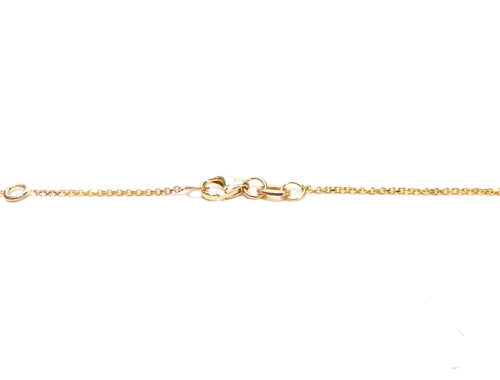 Double Cute Heart Diamond Necklace 40808