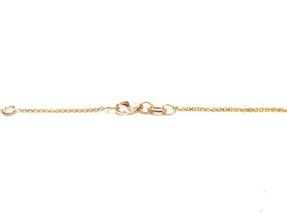 Double Cute Heart Diamond Necklace 40808