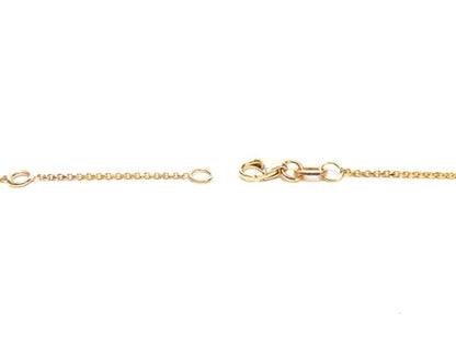 Double Cute Heart Diamond Necklace 40808