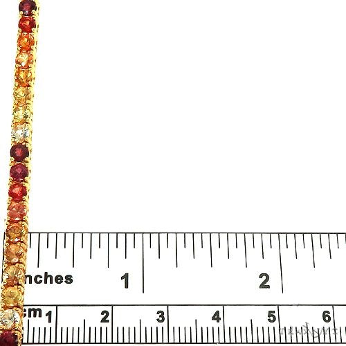 Fire Sapphire Multi Colored Tennis Chain