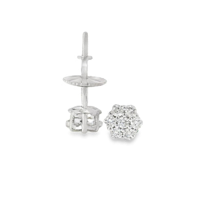 Floral Radiance Diamond Earrings