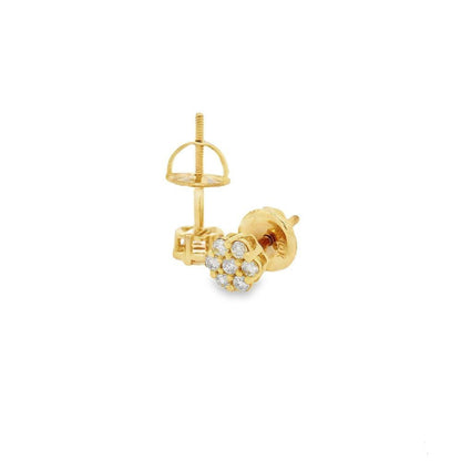 Floral Radiance Diamond Earrings