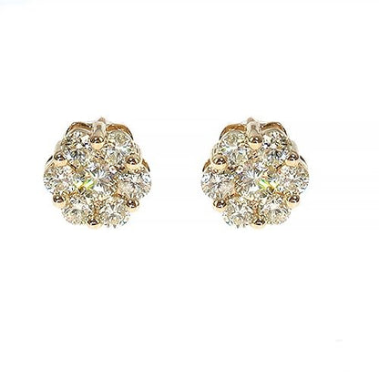 Flower Diamond Earrings