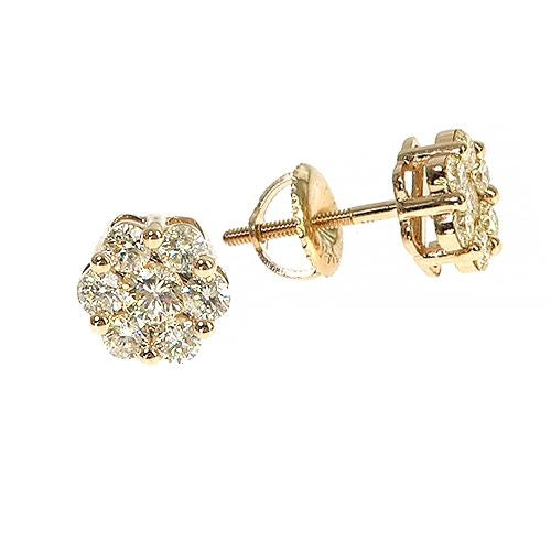 Flower Diamond Earrings
