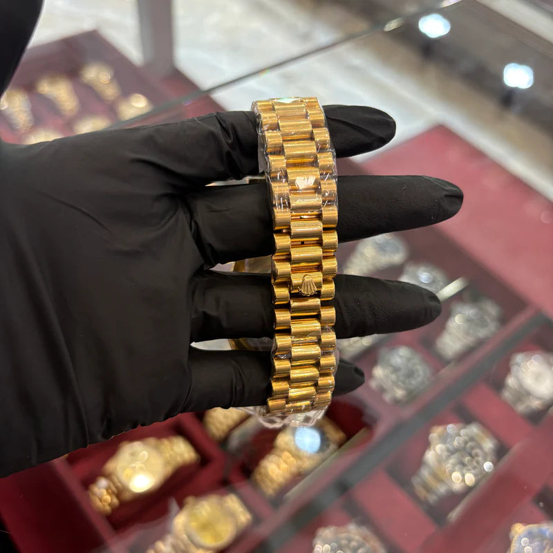 Rolex Day-Date 36mm Champagne Diamond Dial