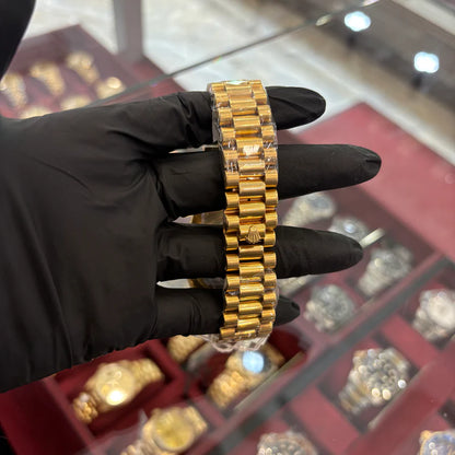 Rolex Day-Date 36mm Champagne Diamond Dial