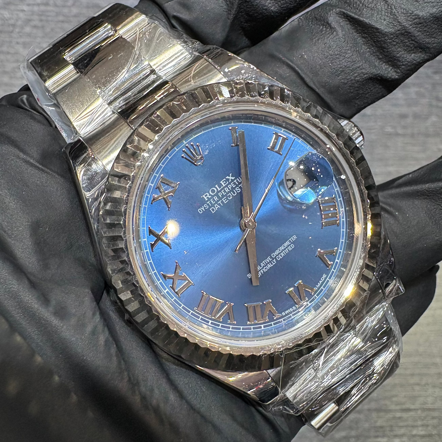 2011 Rolex DateJust 41mm | Oystersteel | "Blue Roman" | 116334