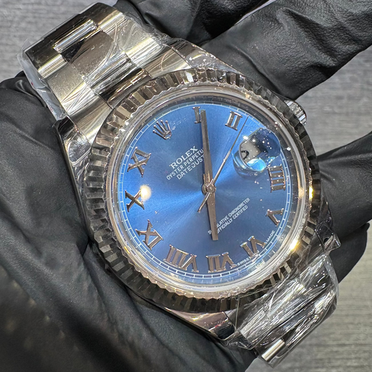 2011 Rolex DateJust 41mm | Oystersteel | "Blue Roman" | 116334