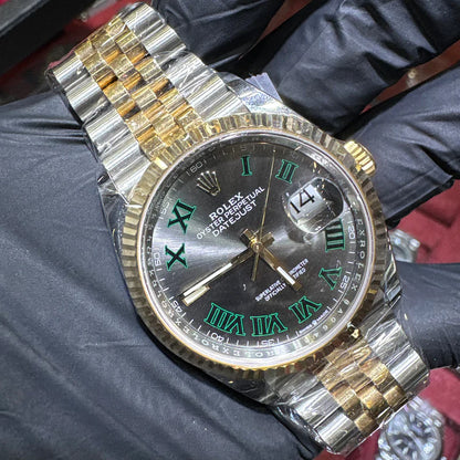 Rolex Datejust 36 Wimbledon Two Tone