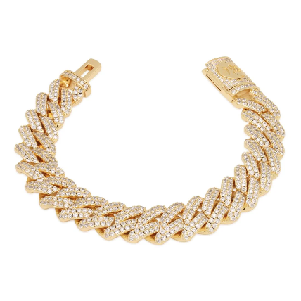 Cuban bracelet CUSTOMIZATION AVAILABLE 9 INCH