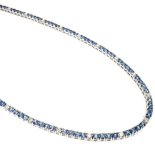 Jesse 'Ice' Sapphire Diamond Tennis Chain