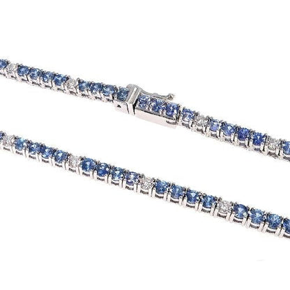 Jesse 'Ice' Sapphire Diamond Tennis Chain