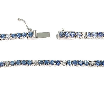 Jesse 'Ice' Sapphire Diamond Tennis Chain