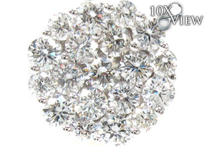 Flower Diamond Stud Earrings
