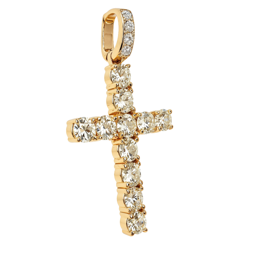 Medium Ban 25 Pointer Diamond Cross