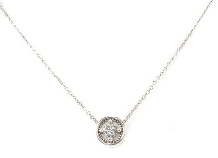 Prong Diamond Necklace 29174