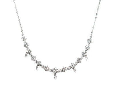 Prong Diamond Necklace 42019