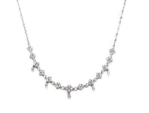 Prong Diamond Necklace 42019