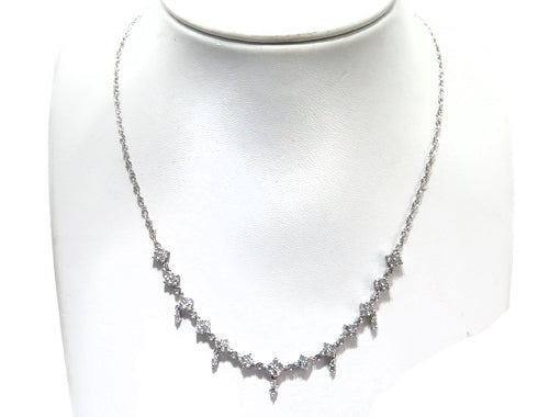 Prong Diamond Necklace 42019
