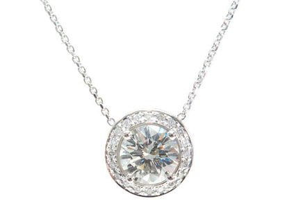 Prong Diamond Necklace 43093