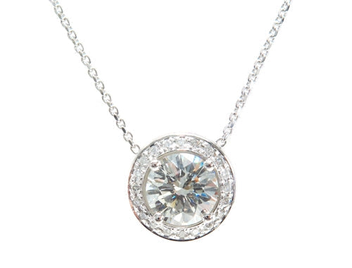 Prong Diamond Necklace 43093