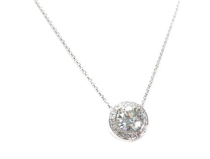 Prong Diamond Necklace 43093