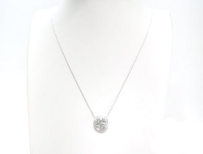 Prong Diamond Necklace 43093