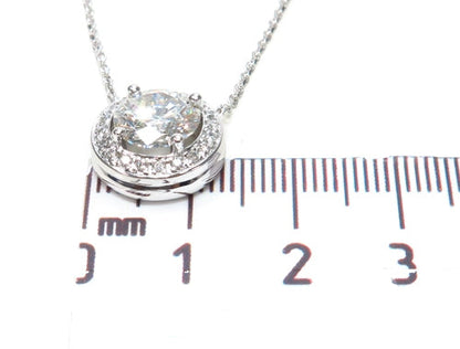 Prong Diamond Necklace 43093