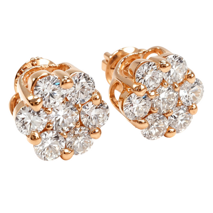 Rose Gold VS Floweret Studs