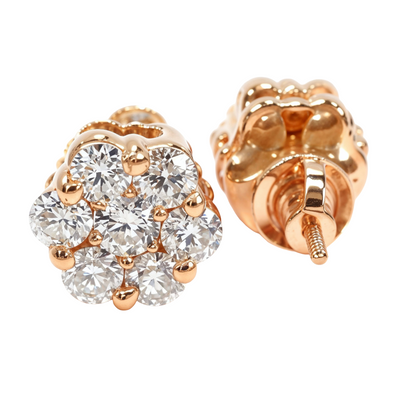 Rose Gold VS Floweret Studs