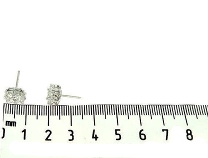True VS Cluster Stud Earrings