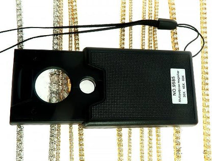 Signature 4 Pointers 14K Yellow Gold Diamond Tennis Chain