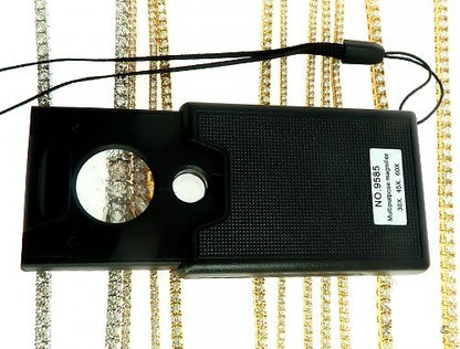Signature 5 Pointers 14K Yellow Gold Diamond Tennis Chain