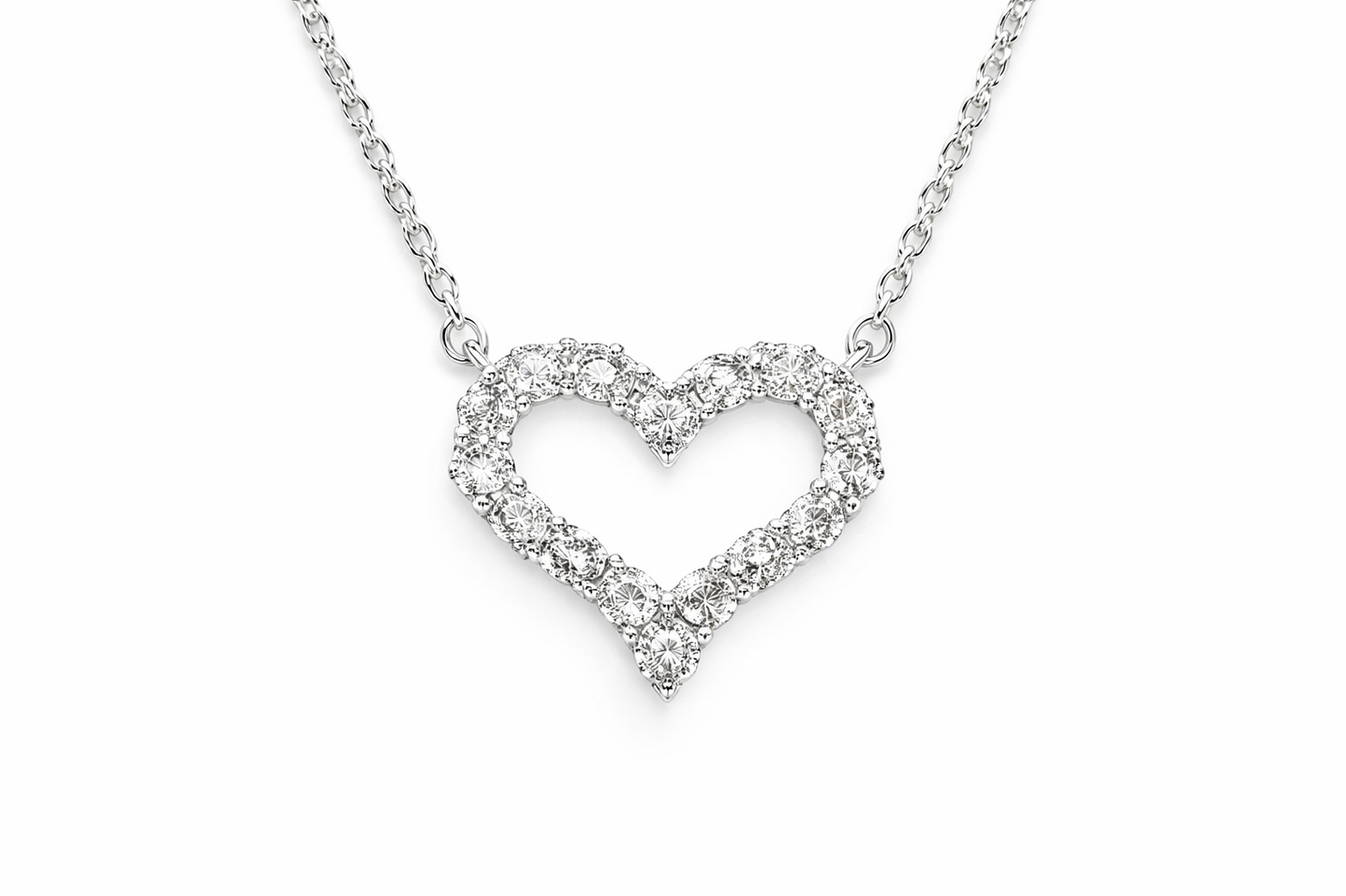 Heart Diamond Necklace 40937