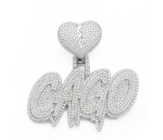 BROKEN HEART PENDANT CUSTOMIZATION AVAILABLE