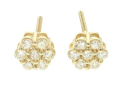 Enchanting Floral Diamond Earrings