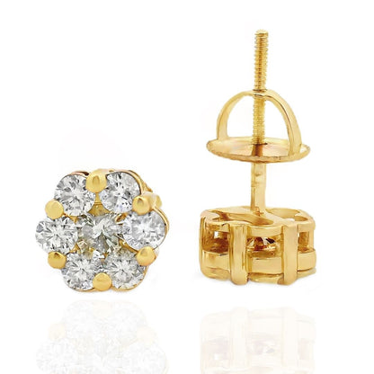 Flower Diamond Earrings