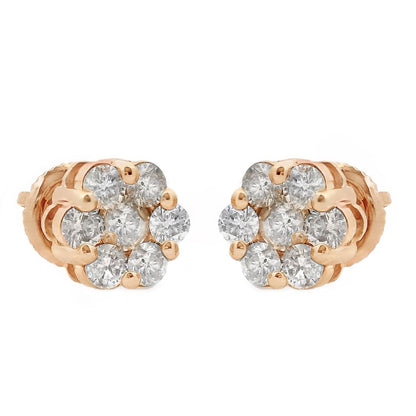 Flower Diamond Earrings