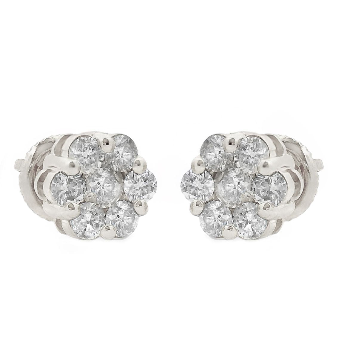 Flower Diamond Earrings