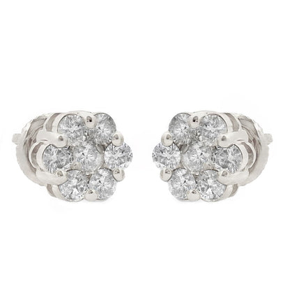 Flower Diamond Earrings